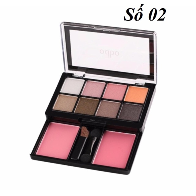 Set phấn mắt + má Odbo nhỏ kèm cọ #2