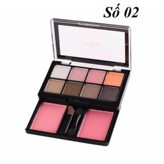 Set phấn mắt + má Odbo nhỏ kèm cọ #2