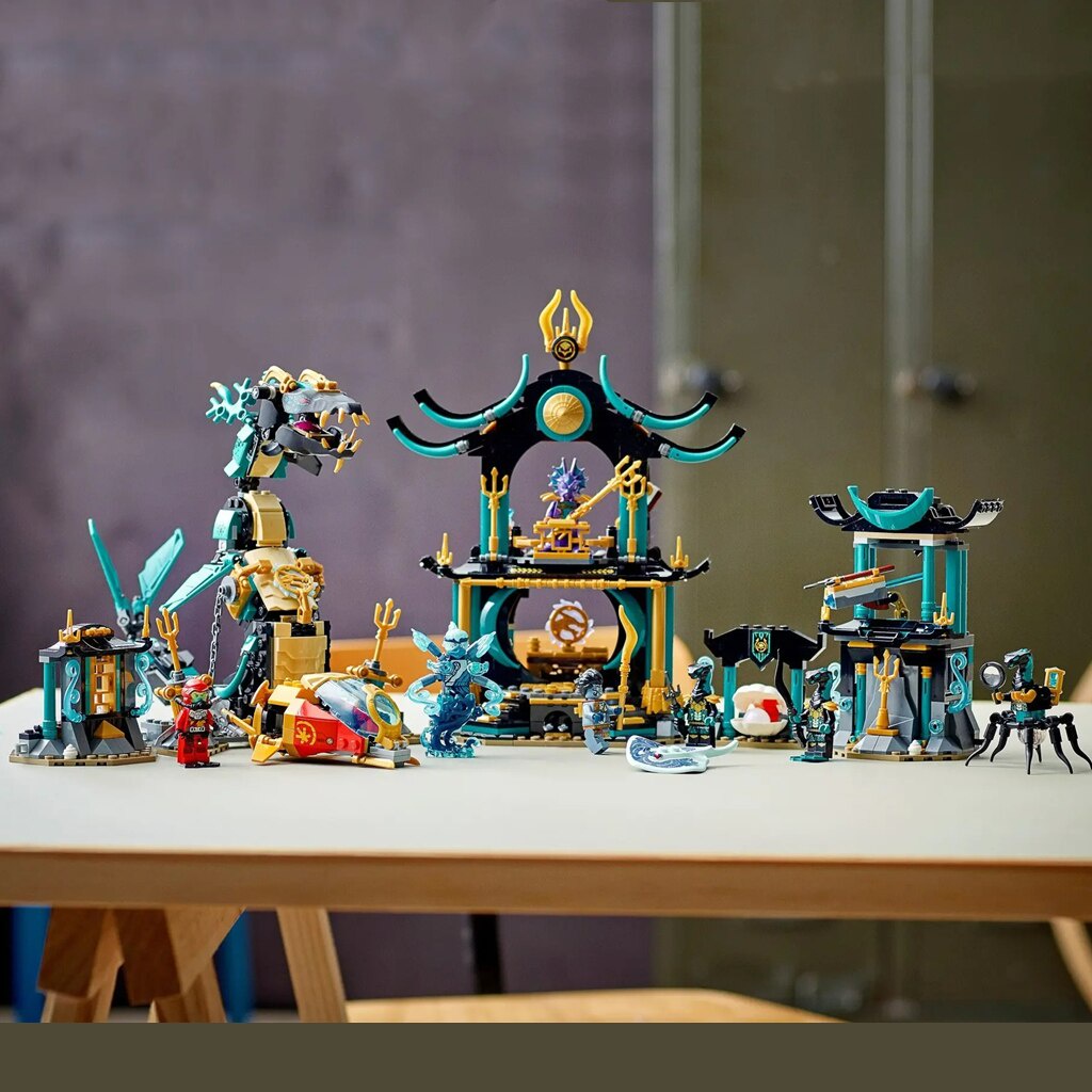 Đồ chơi Lắp ráp Mô hình 60085 NinjagoTemple of The Endless Sea Fit 71755 Hydro Bounty Submarine