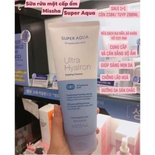 SỮA RỬA MẶT MISSHA SUPER AQUA 2020