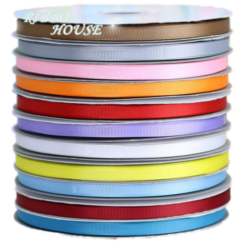 Cuộn dây ruy băng Grosgrain 100 yards rộng 1/4 inch  dùng trang trí giáng sinh/quà tặng