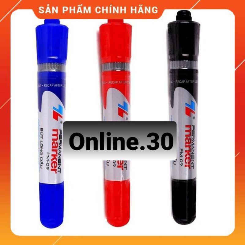 Bút lông dầu TL PM 09 xanh đỏ đen
