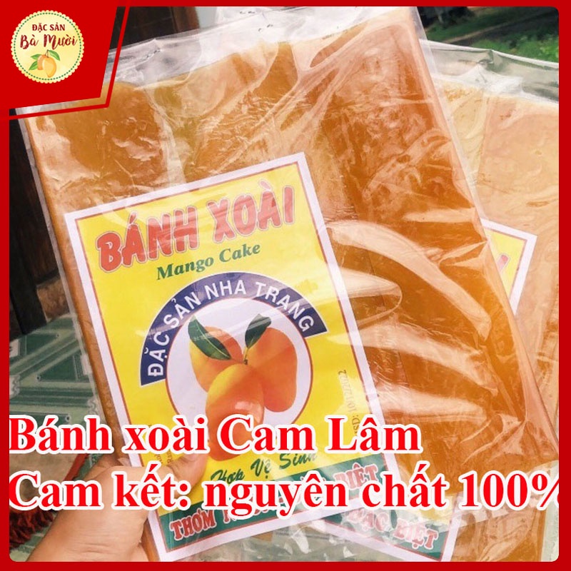 Bánh tráng xoài Cam Lâm, nguyên chất xoài, dẻo mềm, chua ngọt  - Đặc sản bà Mười