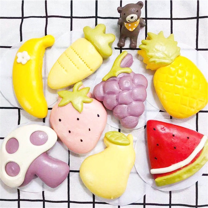 Khuôn tạo hình bánh bao, bánh quy hình quả