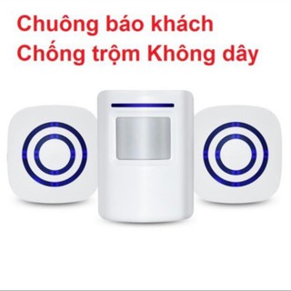 Chuông báo động hồng ngoại chống trộm không dây - Chuông cửa thông minh