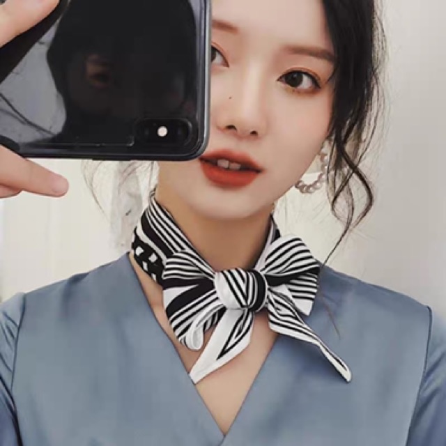 Khăn choàng cổ in hình dễ thương