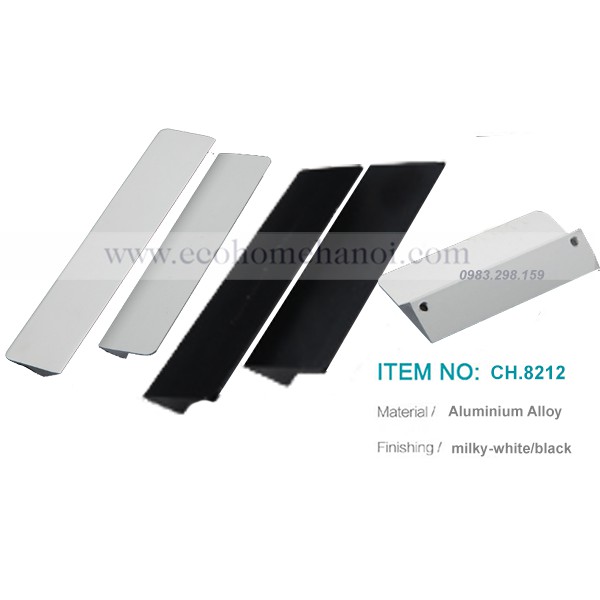 Tay nắm tủ hợp kim cao cấp dạng khe móc CH8012
