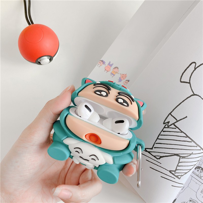 Ốp silicon hình Pokemon bảo vệ cho AirPods Pro AirPods 1/2 airPods | BigBuy360 - bigbuy360.vn