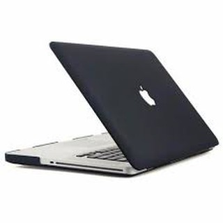 Combo ốp +phủ phím Macbook màu đen (Tặng kèm nút chống bụi và bộ chống gãy sạc)