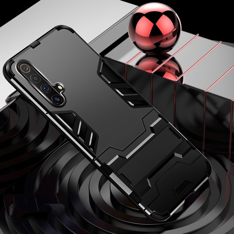 Ốp Điện Thoại Dạng Giáp Cho Oppo Realme X50 5g 6 5 3 Pro X2 Xt X Q C2 C3 Find X2 Pro