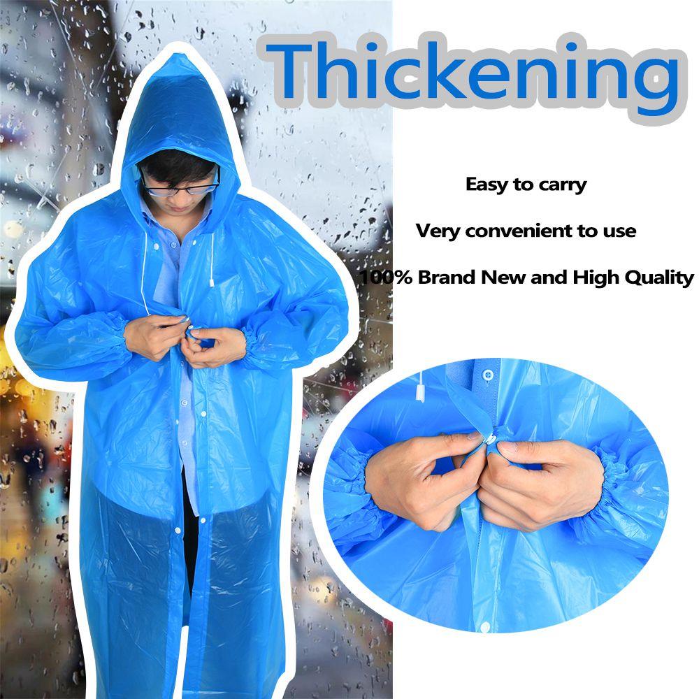 Myrongvn Áo Mưa Khẩn Cấp Chống Thấm Nước unisex Cho Trẻ Em / Người Lớn poncho