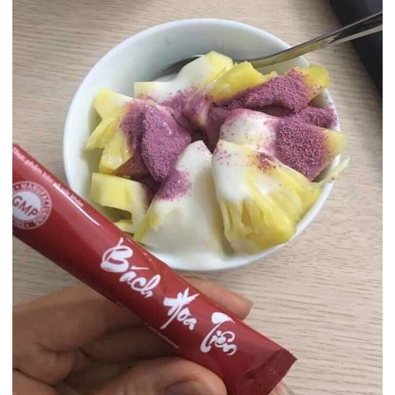 Bách hoa tiên cốm uống đẹp da Las beauty