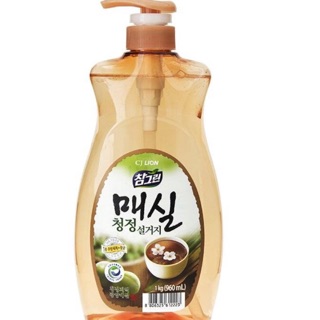 Nước rửa chén rau củ quả Real Green quả mơ
