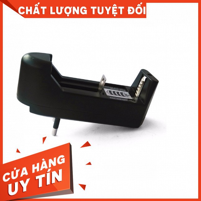 Sạc đơn pin li-ion 18650 16340 14500 cho đèn pin siêu sáng ,quạt mini 3 tốc độ ,vape..- Hàng Chất