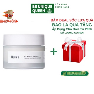 Kem Dưỡng Huxley Glow Awakening Dưỡng Trắng Da, Mờ Thâm Sạm, Chống Lão Hóa 50ml (tách sét)