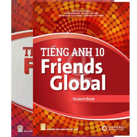 Sách - Tiếng Anh lớp 10 Friends Global (Bộ 2 quyển) - Bán kèm bút bi TL-027