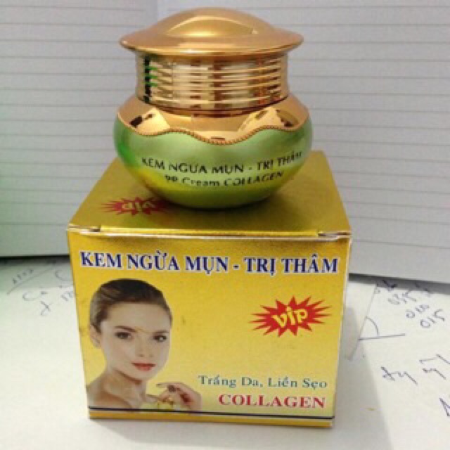 [Mã SKAMA8 giảm 8% đơn 300K] KEM SẠCH MỤN THÂM TRẮNG DA MỜ SẸO LINH CHI VÀNG Sữa non collagen 25G đủ giấy hoá đơn đỏ