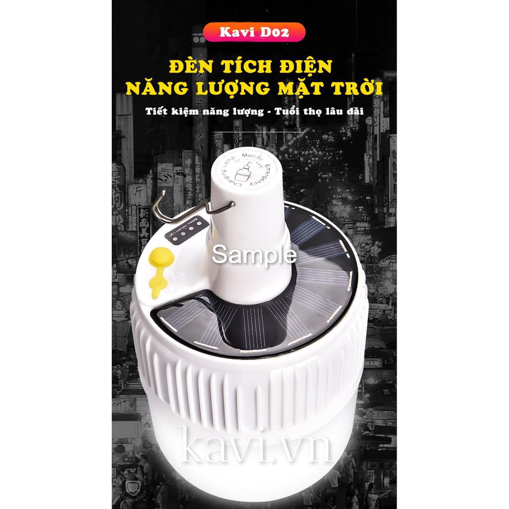 [FREESHIP❤️ ]Bóng đèn Led tích điện 100w- Cao 17,3cm, có sạc, có điều khiển từ xa- tấm năng lượng mặt trời