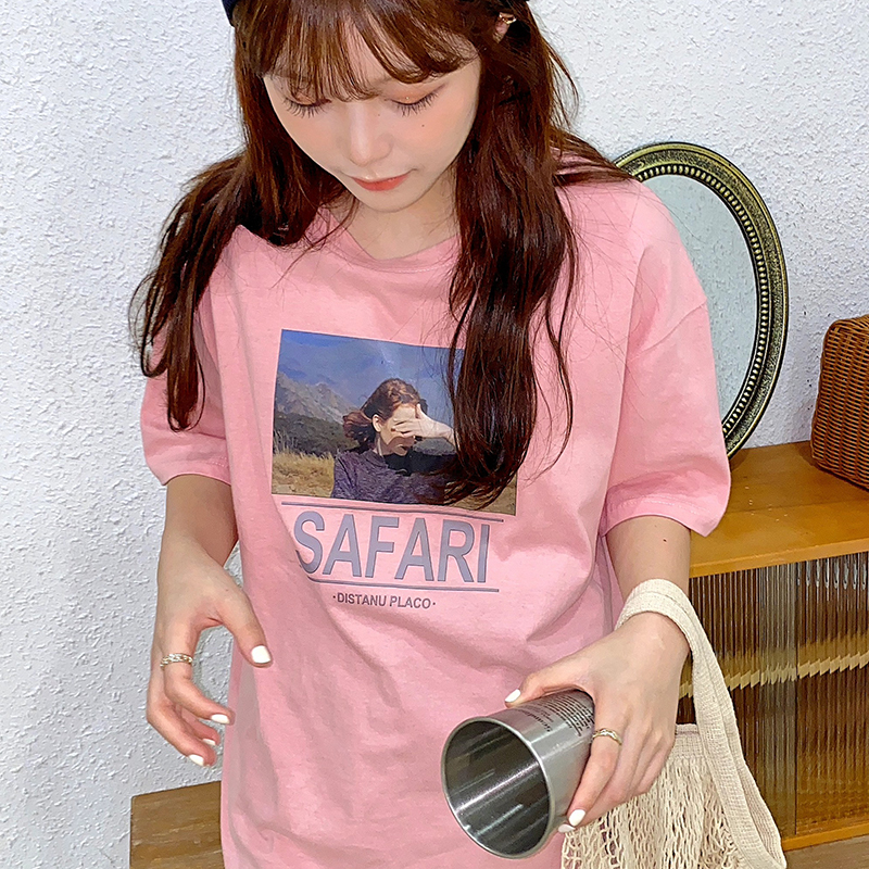 Áo Thun Nữ Ngắn Tay Kiểu Hàn Quốc