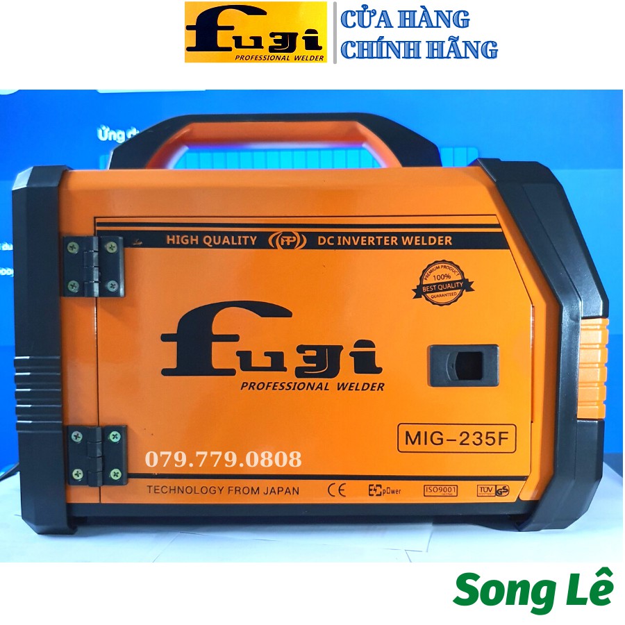 Máy hàn mig mini FUJI + KOBE 235 - Không dùng khí - 2 chức năng - Tặng Full phụ kiện