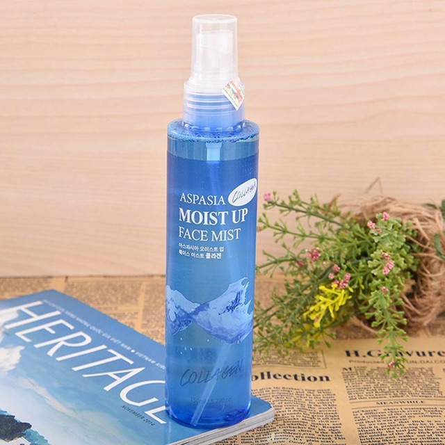 Xịt Khoáng Aspasia Moist Up Face Mist Collagen Chính Hãng