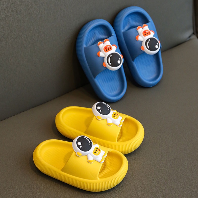 Dép Cao Su Đi Trong Nhà Chống Trượt Họa Tiết Hoạt Hình Thời Trang Mùa Hè Cho Bé