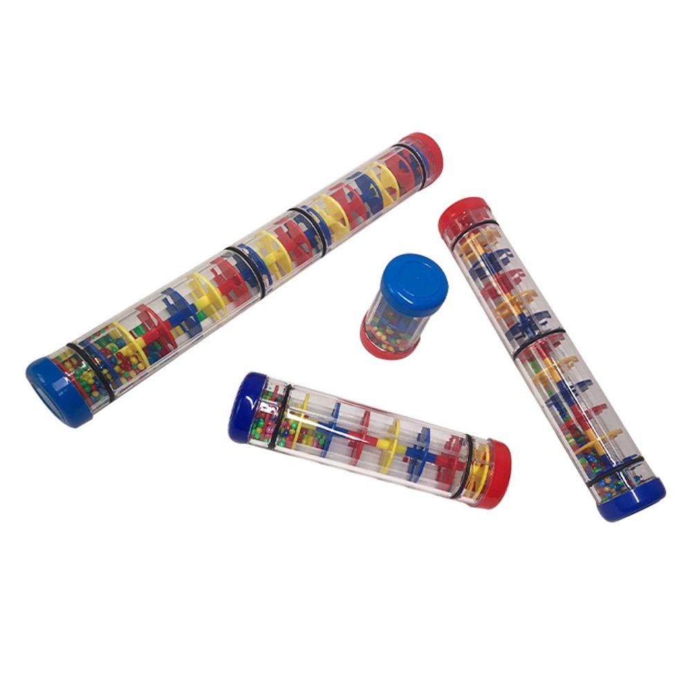 NICKOLAS Đồ Chơi Nhạc Cụ Cầm Tay Hình Cây Mưa Có Đồng Hồ Cát Màu Cầu Vồng Cho Bé