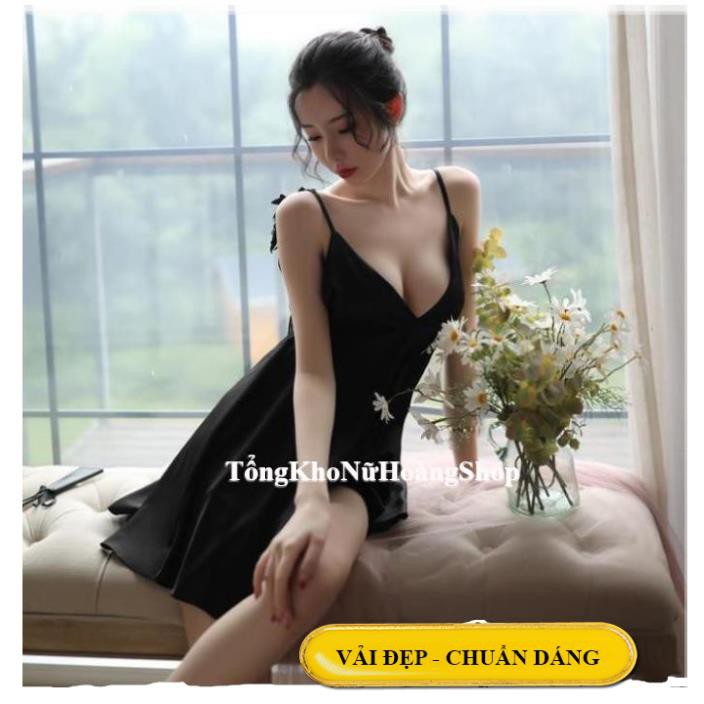 [ Chất Đẹp - Form Chuẩn]Váy ngủ lụa satin đẹp sang B1020 - đầm ngủ cao cấp | BigBuy360 - bigbuy360.vn