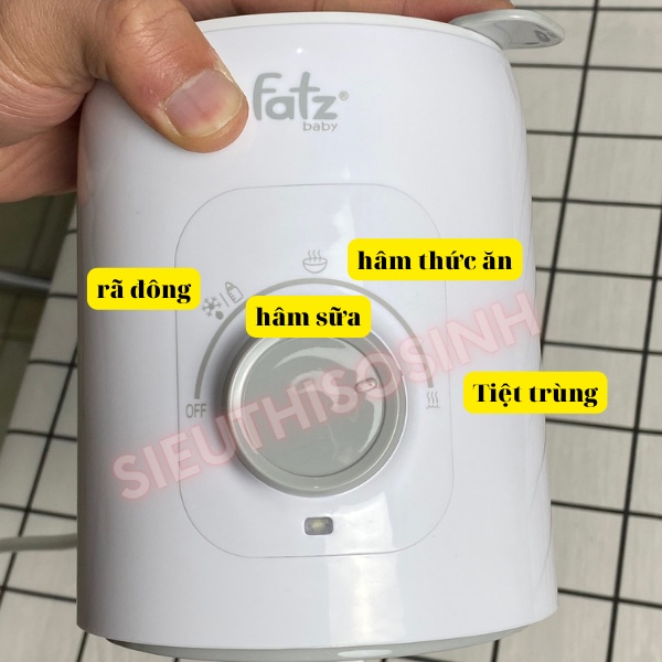 Máy Hâm Sữa Và Tiệt Trùng Fatz Baby Mono 6 (BH 12 tháng)