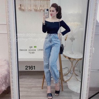 BAGGY JEAN MẪU MỚI KIỂU EO BO CHÂN CÀI NÚT SIÊU ĐẸP ĐỘC LẠ