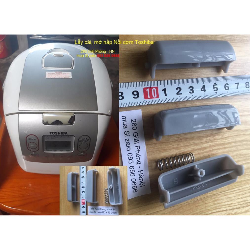 Lẫy khóa nắp nồi cơm điện Toshiba model RC-18NMF và RC-10MNF