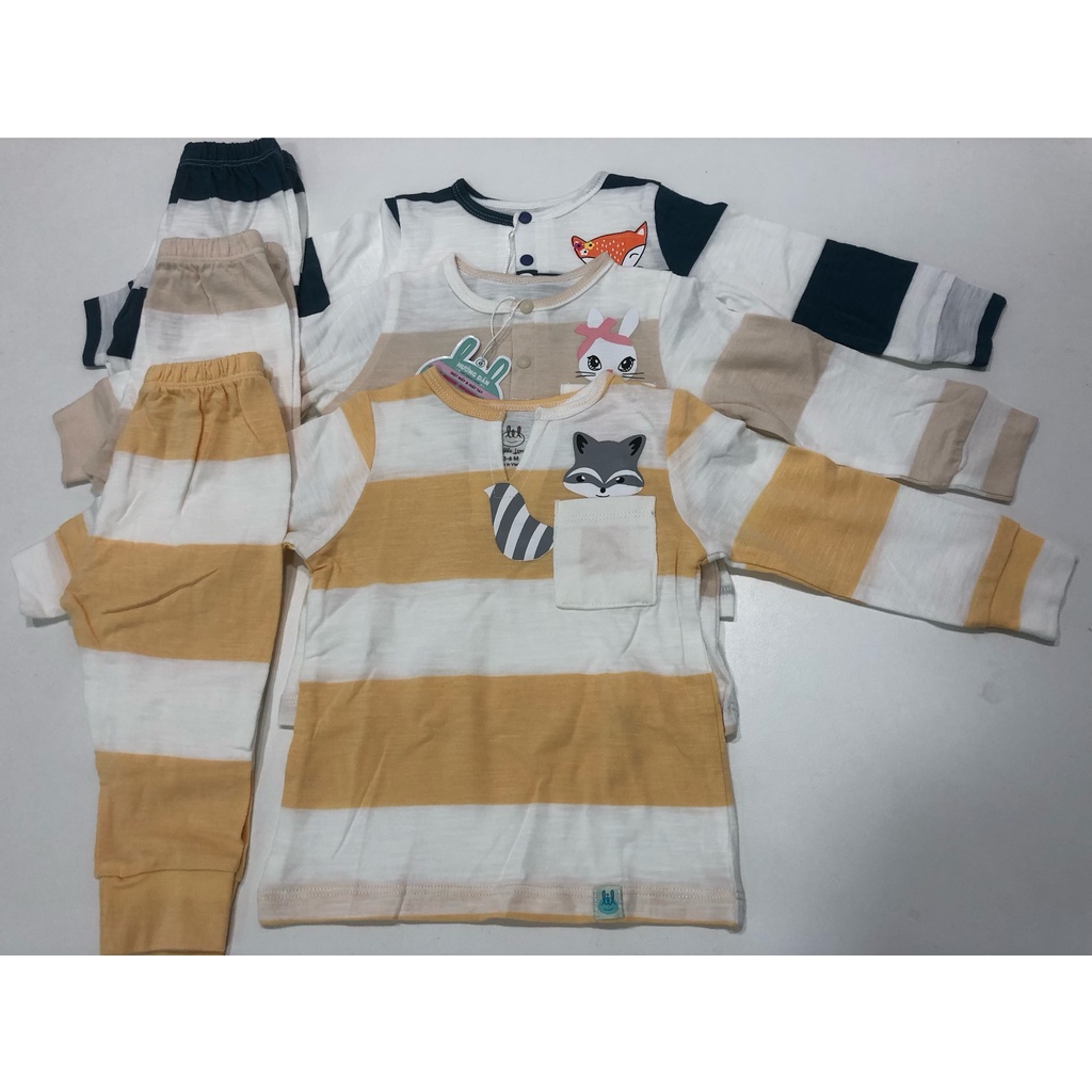 Lillte Love - Bộ dài tay kẻ sọc to cho bé trai bé gái by Lil