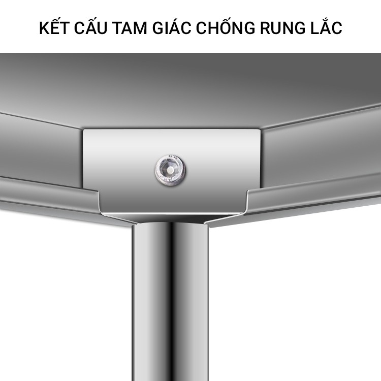 [𝗙𝗿𝗲𝗲𝘀𝗵𝗶𝗽] Kệ để đồ, lò vi sóng, nồi cơm điện ĐA NĂNG bằng inox 304, chống han gỉ