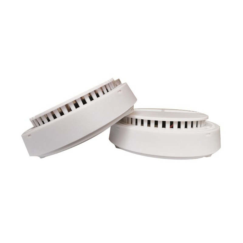 Đầu báo cháy khói công nghệ quang điện và tín hiệu pin yếu với chức năng kiểm tra cho bếp gia đình