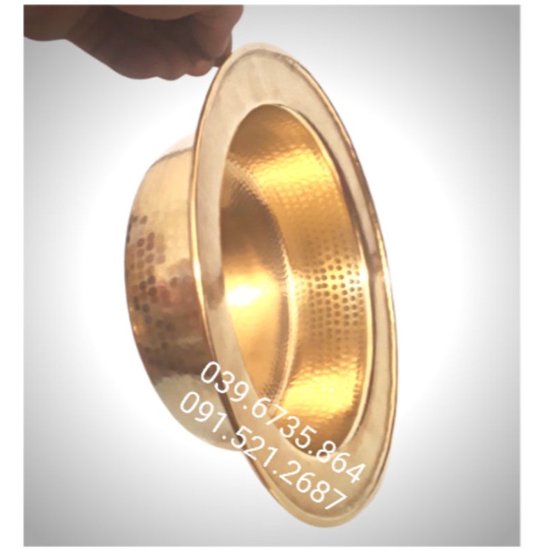 Chậu thau 42cm  gò thủ công