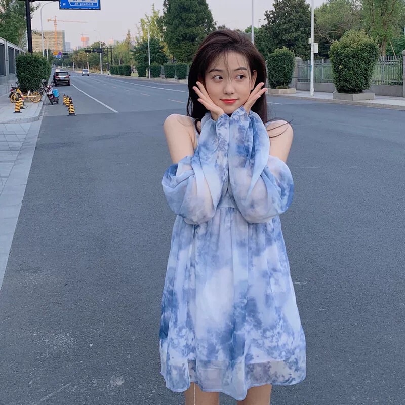 Blue sky dress