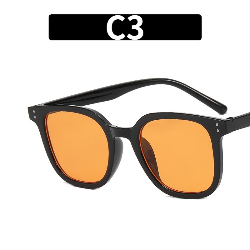 COD Kính Mát Gọng Vuông Màu Gradient Chống Tia UV Phong Cách Hàn Quốc Thời Trang Cho Nam Và Nữ