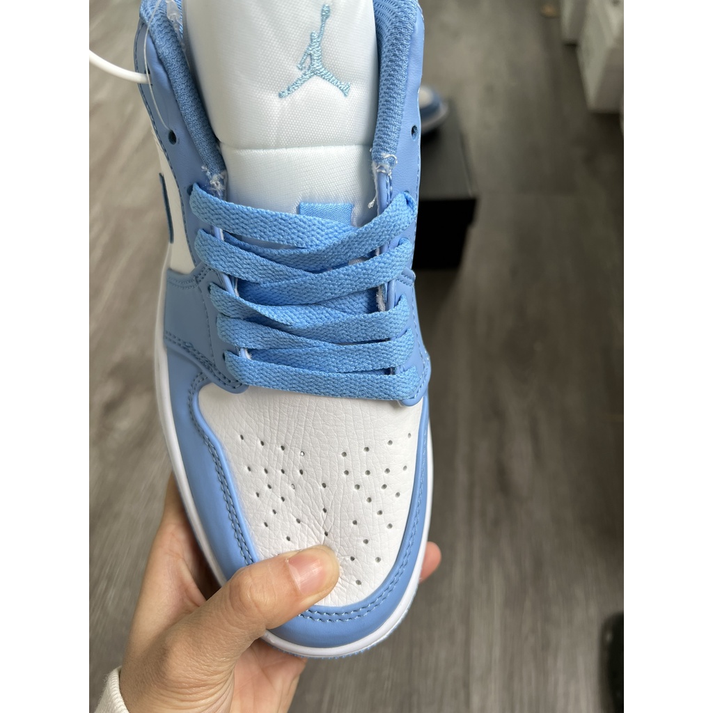 ⚡️GIÁ SỐC⚡️[Ảnh thật do shop tự chụp 100%] Giày Jordan Low 1 xanh trắng hàng chuẩn | BigBuy360 - bigbuy360.vn
