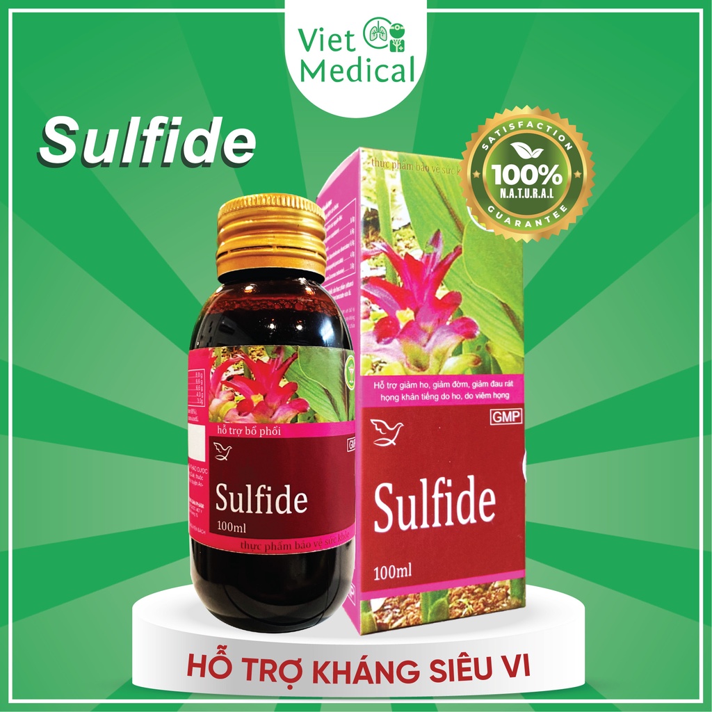 Dung dịch uống Sulfide Việt Medical Hỗ trợ kháng siêu vi khuẩn