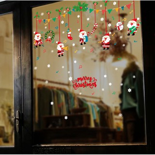 Tranh decal merry christmas