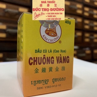 Cao xoa chuông vàng - dầu cù là - 1 lố 12 chai