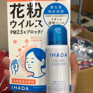 [ HÀNG NHẬT CHÍNH HÃNG] Xịt Kháng Khuẩn Ihada Nhật Bản 50g