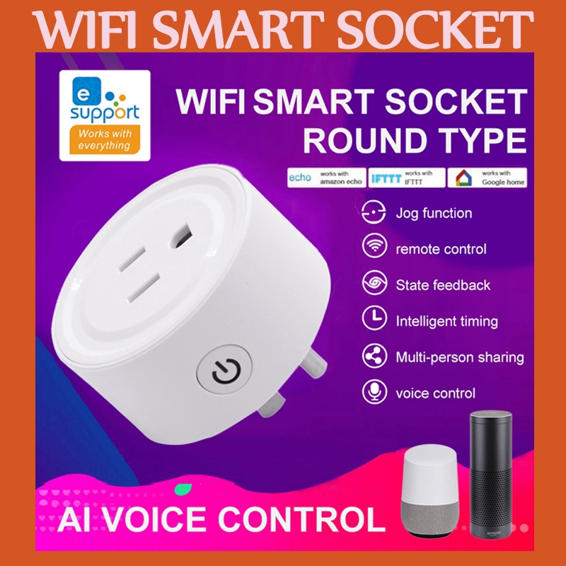 Ổ Cắm Điện Thông Minh Kết Nối Wifi Điều Khiển Bằng Giọng Nói