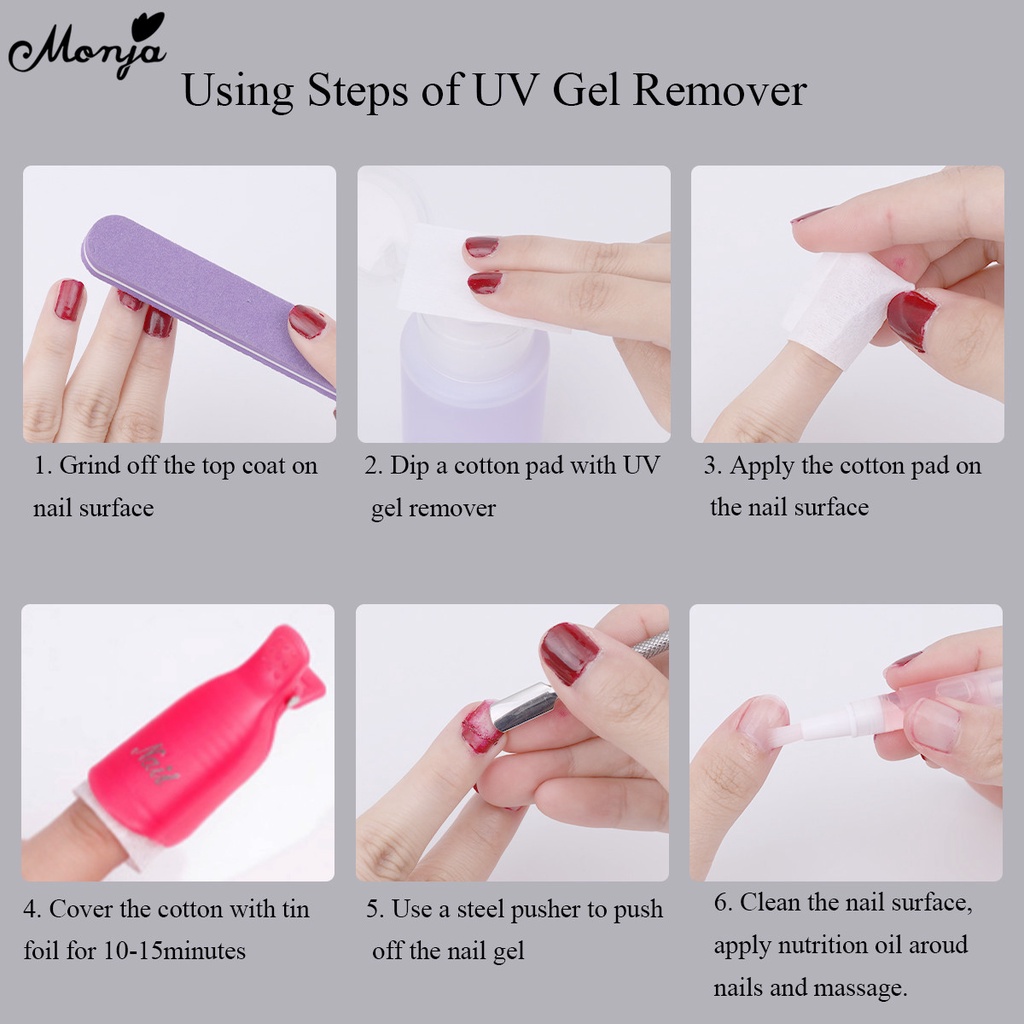 Dung Dịch Tẩy Sơn Móng Tay Chuyên Nghiệp Monja 160ml