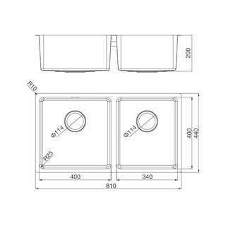 CHẬU RỬA CHÉN MALLOCA MS-6081
