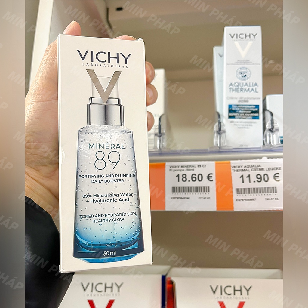 Serum Tinh Chất Vichy Mineral 89 Cấp Ẩm, Phục Hồi Và Tái Tạo Da 50ml