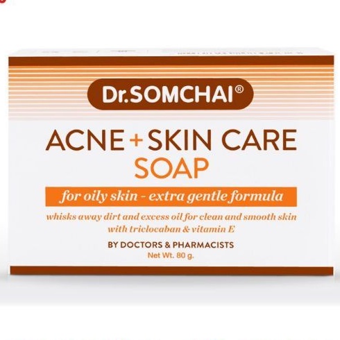 [GIÁ GỐC] Xà bông tắm Dr.Somchai Acne Skin Care Soap Oily Skin - Hộp 80g