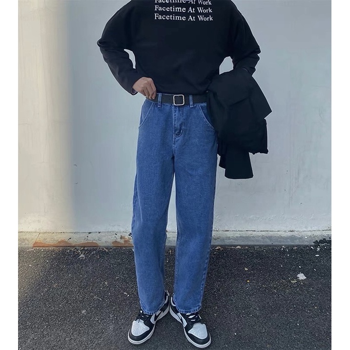 QUẦM JEANS ỐNG XUÔNG UNISEX