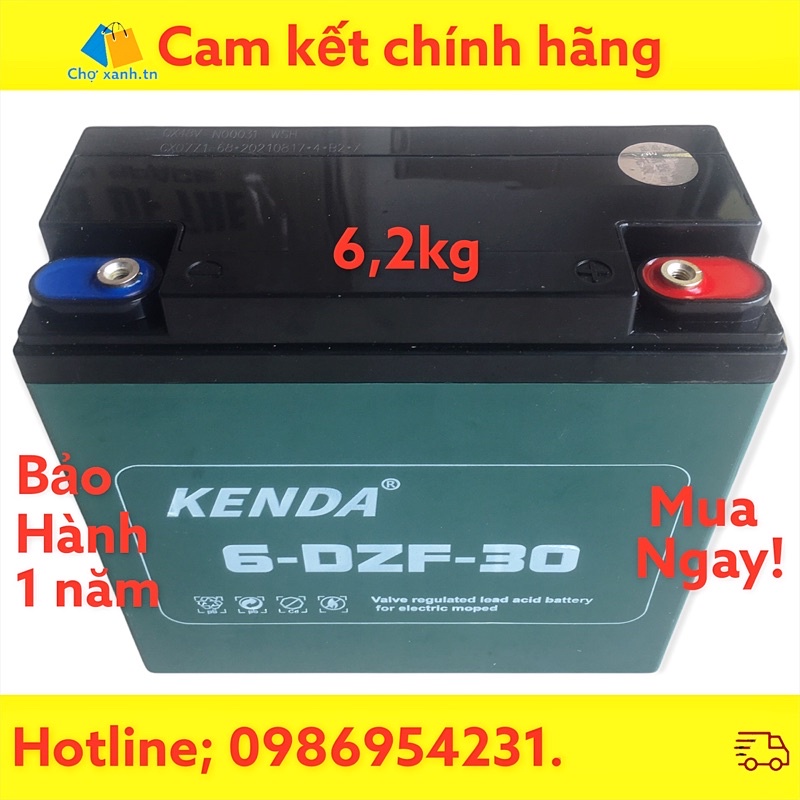 Bình Acquy Khô 12V 30Ah KENDA