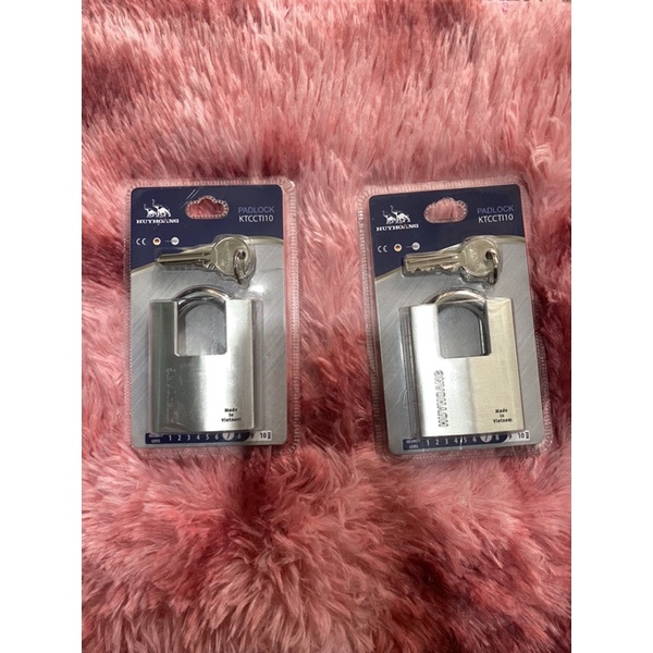 Khoá chống cắt Titanium Bạc thương hiệu Huy Hoàng